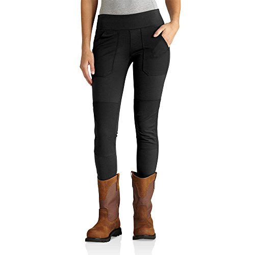 Carhartt Damen Force Midweight Utility Leggings, Farbe: Black, Größe XXL von Carhartt