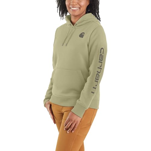 Carhartt Damen Kapuzenpullover Clarksburg Sweatshirt, Farbe:Dried Clay, Größe:XS von Carhartt