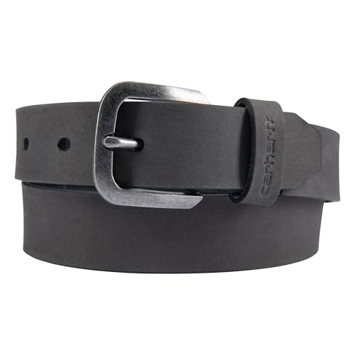 Carhartt Damen Casual Rugged Belts, Available in Multiple Styles, Colors & Sizes Gürtel, Sattelledergürtel (schwarz), L von Carhartt