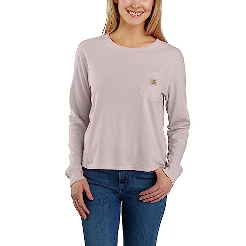 Carhartt Damen Langarmshirt Lightweight L/S Pocket, Farbe:Mink, Größe:XL von Carhartt