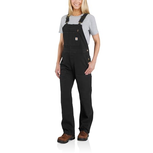 Carhartt Damen Latzhose Crawford, Farbe:Black, Größe:L von Carhartt