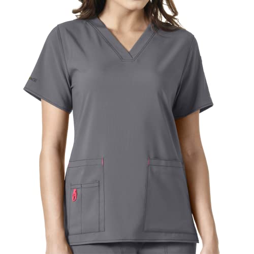 Carhartt Damen Media Medical Scrubs Shirts, Zinnfarben, XL EU von Carhartt