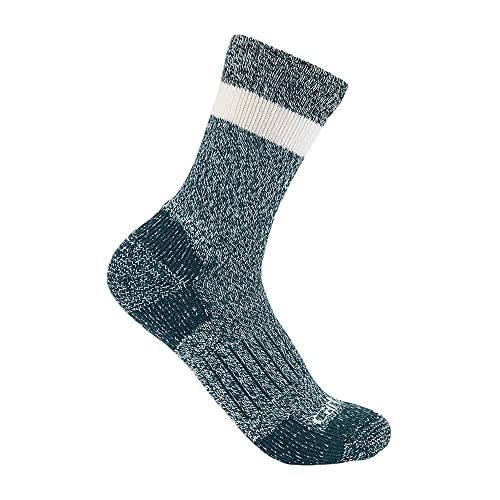 Carhartt Damen Mittelschwere Crew-Socken, Blau, M von Carhartt