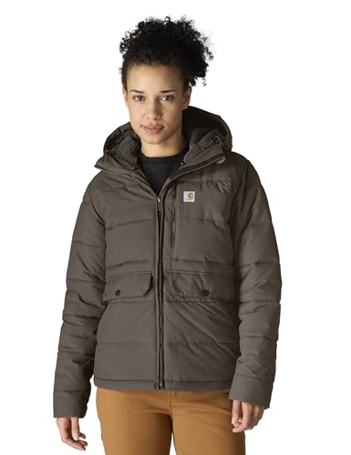 Carhartt Damen Montana Relaxed Fit Isolierte Jacke, Tarmac, M von Carhartt