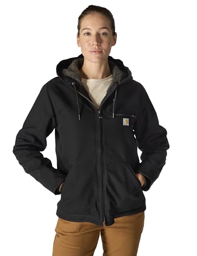 Carhartt Damen Oj141 Shrpa Lind HDD Jacke - Schwarz - 1X von Carhartt