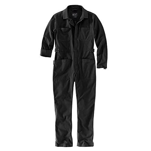 Carhartt Damen Overalls Relaxed Fit Canvas Coverall Hose und Latzhose, Black, S von Carhartt