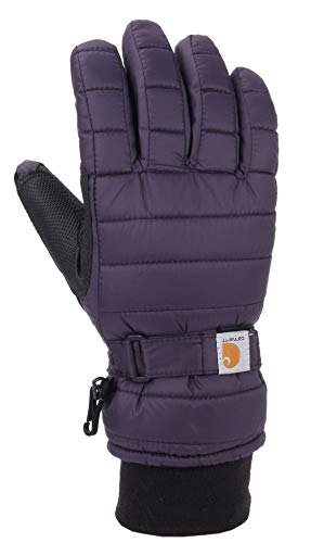 Carhartt Damen Steppdecken Handschuhe für kaltes Wetter, Nachtschatten (Nightshade), Small von Carhartt