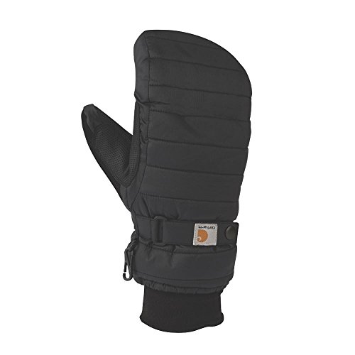 Carhartt Damen Quilts Isolierter wasserabweisendem Einsatz Handschuhe für kaltes Wetter, Schwarz, 38 von Carhartt