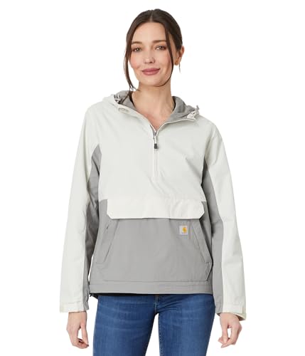 Carhartt Damen Rain Defender Loose Fit Leightweight Packable Anorak, Farbe: Malt Asphalt, Größe: M von Carhartt