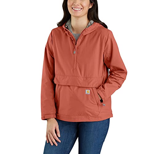 Carhartt Damen Rain Defender Loose Fit Lightweight Packable Anorak, Terrakotta, XXL, 105861 von Carhartt