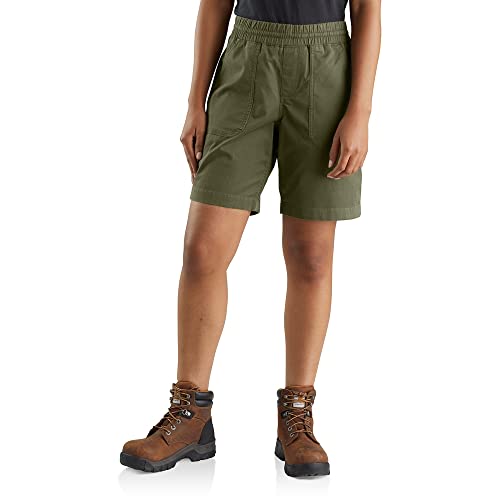 Carhartt Damen Shorts Relaxed Fit Twill 5-Pocket, Farbe:Basil, Größe:L von Carhartt