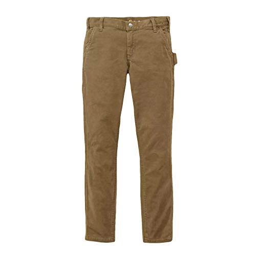 Carhartt Womens Slim-Fit Crawford Work Utility Pants, Yukon, W14/REG von Carhartt