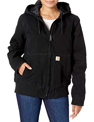 Carhartt Damen Loose Fit, isolierte Duck Active jacke , Schwarz, S von Carhartt