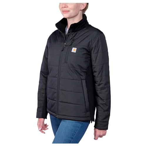Carhartt Damen Winterjacke Relaxed Fit Light Insulated, Farbe:Black, Größe:XS von Carhartt