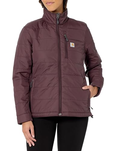 Carhartt Damen Winterjacke Relaxed Fit Light Insulated, Farbe:BlackBerry, Größe:M von Carhartt