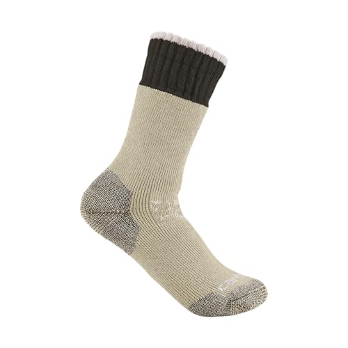 Carhartt Damen Schwere stiefelsocken aus Synthetischem Wollmischgewebe 1 Paar Socken, Khaki, Small von Carhartt