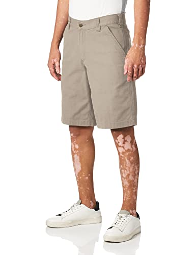 Carhartt Herren Rugged Flex® Relaxed Fit Arbeitsshorts aus Canvas, Hellbraun, W28 von Carhartt