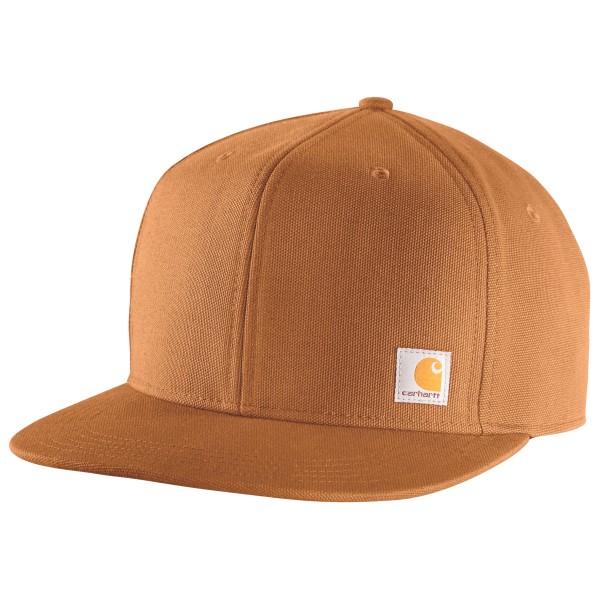 Carhartt - Firm Duck Flat Brim Cap - Mütze Gr One Size braun/orange von Carhartt