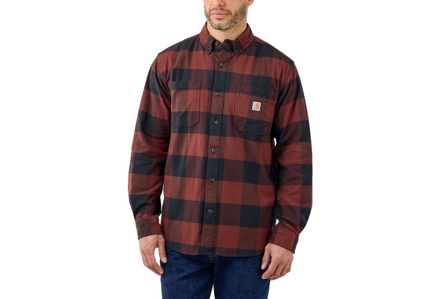 Carhartt Flanellhemd Carhartt MIDWEIGHT FLANNEL L/S PLAID SHIRT 105432 (1-tlg) von Carhartt