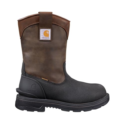 Carhartt Footwear FT1509M Ironwood Waterproof Insulated 11-Inch Wellington - 9.5 M - Dark Brown/Black von Carhartt