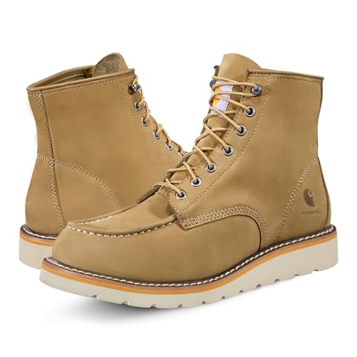 Carhartt Herren 6" Moc Toe Wedge Boot Stiefelette, Coyote, 42.5 EU Weit von Carhartt