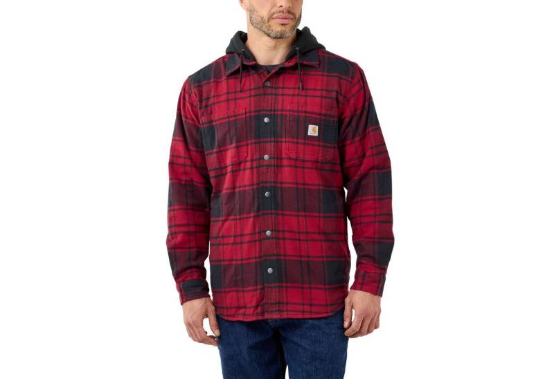 Carhartt Hemdjacke Carhartt FLANNEL FLEECE LINED HOODED SHIRT JAC 105621 (1-St) von Carhartt