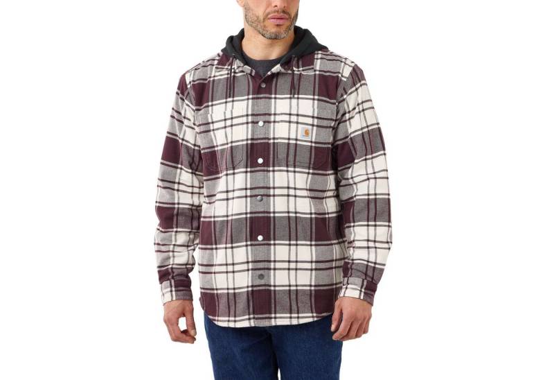 Carhartt Hemdjacke Carhartt FLANNEL FLEECE LINED HOODED SHIRT JAC 105621 (1-St) von Carhartt