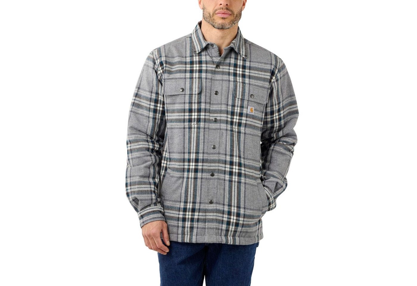 Carhartt Hemdjacke Carhartt FLANNEL SHERPA LINED SHIRT JAC 105430 (1-St) von Carhartt