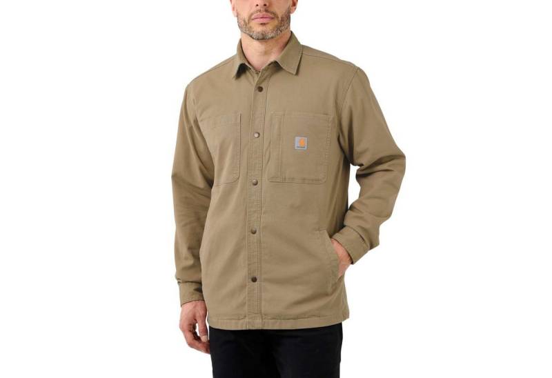 Carhartt Hemdjacke Carhartt FLEECE LINED SNAP FRONT SHIRT JACKET 105532 (1-St) von Carhartt