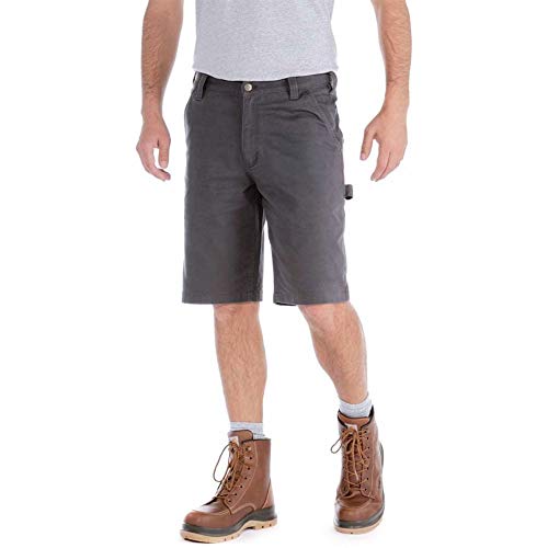 Carhartt Herren Rugged Flex® Relaxed Fit Arbeitsshorts aus Canvas, Shadow, W30 von Carhartt