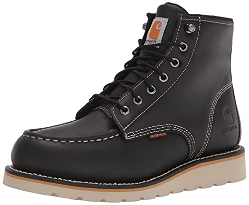 Carhartt Herren 15,2 cm wasserdichter Keilabsatz mit weicher Zehenpartie Arbeitsstiefel, Schwarz, 39.5 EU von Carhartt