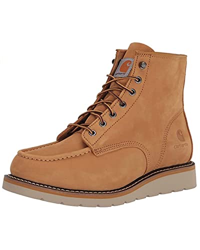 Carhartt Herren 6" Moc Toe Wedge Boot Stiefelette, Weizen, 43 EU Weit von Carhartt