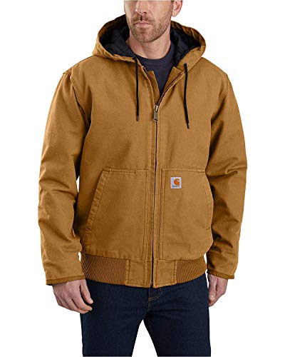 Carhartt Herren Active Jacket J130 Work Utility Oberbekleidung, Braun, 4XL Groß Hoch von Carhartt