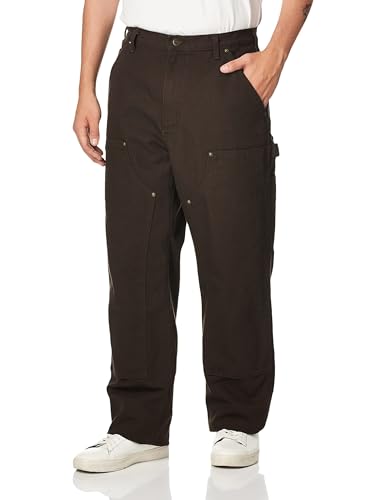 Carhartt Herren-Arbeitshose mit doppelter Vorderseite, lockere Passform, Washed Duck von Carhartt