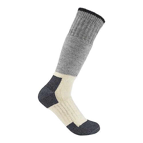 Carhartt Herren Arctic Stiefelsocken, aus Merinowoll-Mischgewebe Socken, Heather Black, Large von Carhartt