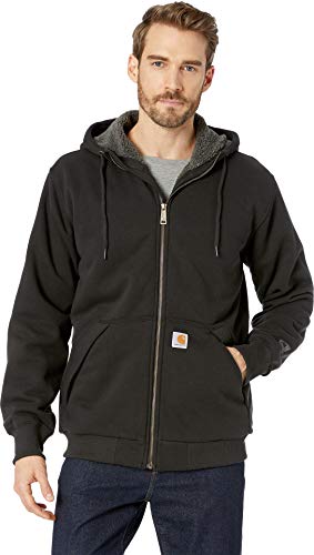 Carhartt Herren Big & Tall Rd Rockland Sherpa Lined Hooded Sweatshirt Kapuzenpullover, schwarz, L Groß Hoch von Carhartt