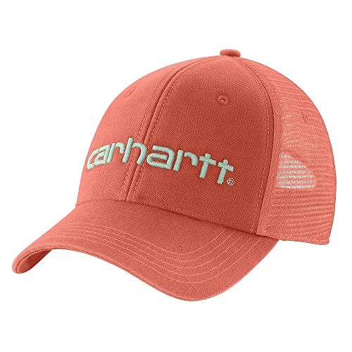 Carhartt Herren Canvas Mesh-Back Logo Graphic Cap, Desert Orange, Einheitsgröße, 101195 von Carhartt