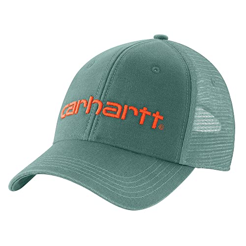 Carhartt Unisex Canvas Mesh-Back Logo Graphic Cap Baseballkappe, Slate Green, OS Carhartt Unisex Canvas Mesh-Back Logo Graphic Cap Baseballkappe, Slate Green, OS von Carhartt