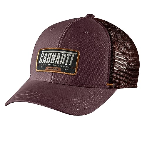 Carhartt Herren Canvas Mesh Back Outlast Patch Cap, Port, Einheitsgröße von Carhartt