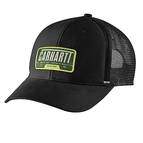 Carhartt Herren Canvas Mesh Back Outlast Patch Cap, Schwarz, Einheitsgröße von Carhartt