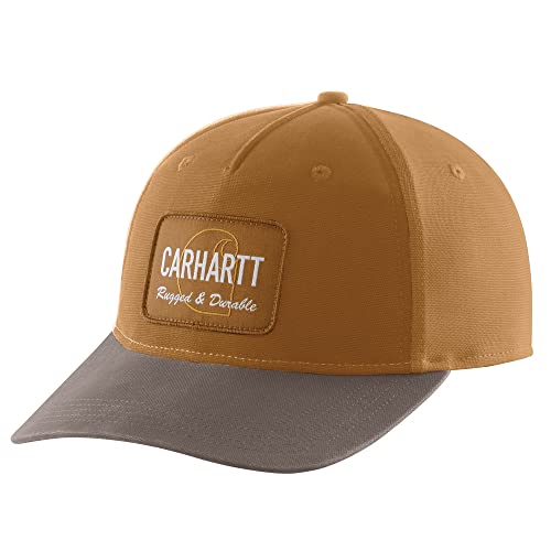 Carhartt Herren Canvas Rugged Patch Cap, Braun (Carhartt Brown), Einheitsgröße von Carhartt