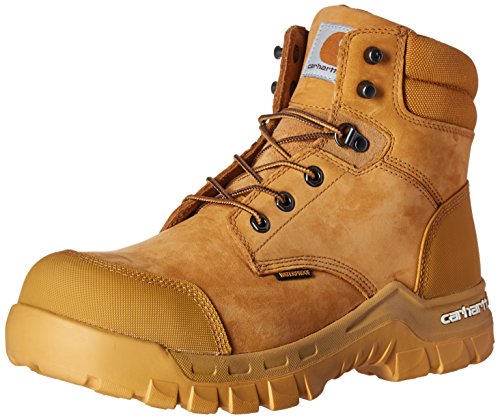 Carhartt Herren Cmf6356 Rugged Flex 15,2 cm wasserdichte Comp Toe Arbeitsstiefel, Weizen, 42 EU von Carhartt