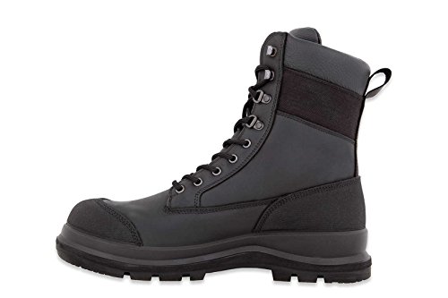 Carhartt Herren Detroit Rugged Flex® Wasserfester, 20 cm hoher S3-Sicherheitsstiefel, Schwarz, 39 von Carhartt