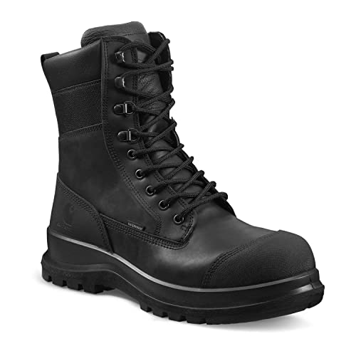 Carhartt Herren Detroit Rugged Flex® Wasserfester, 20 cm hoher S3-Sicherheitsstiefel, Schwarz, 42 von Carhartt