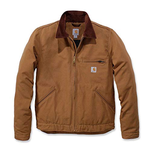 Carhartt, Herren, Detroit Lockere Jacke aus Segelleinen mit Deckenfutter, Carhartt® Braun, XL von Carhartt