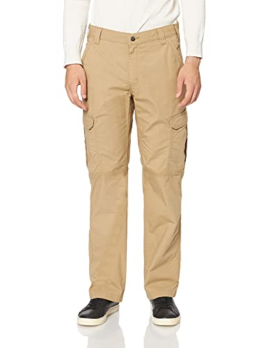 Carhartt Herren Force® Relaxed Fit Ripstop Cargo-Arbeitshose, Dunkles Khaki, W40/L30 von Carhartt