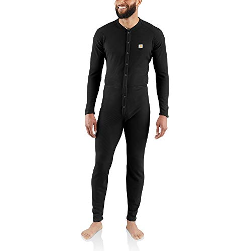 Carhartt Herren Force Classic Thermal Base Layer Union Suit Baselayer, Schwarz, XL Hoch von Carhartt