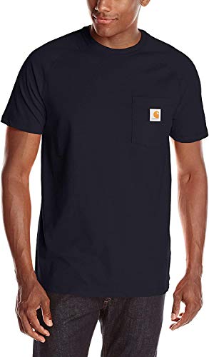 Carhartt Herren Force Cotton Arbeits T-Shirt, Navy, L EU von Carhartt