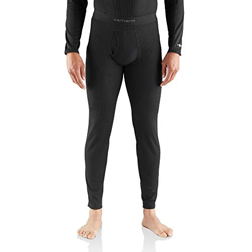 Carhartt Herren Force Midweight Classic Thermal Base Layer Pant Unterbekleidung, Hose, Schwarz, XX-Large Hoch von Carhartt