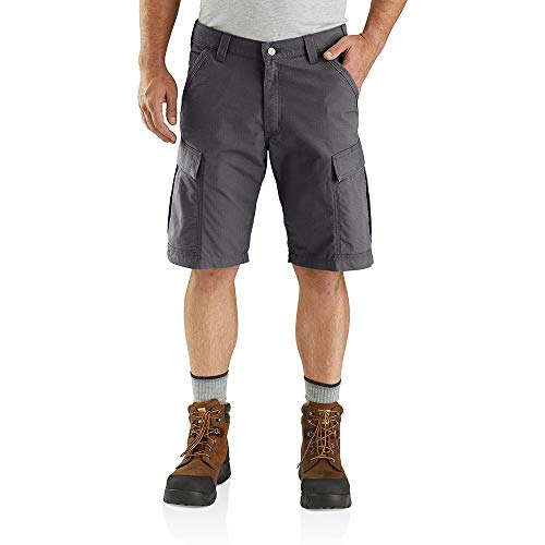 Carhartt Herren Force Relaxed Fit Ripstop Cargo Work Arbeits-Shorts, Schatten, 52 von Carhartt